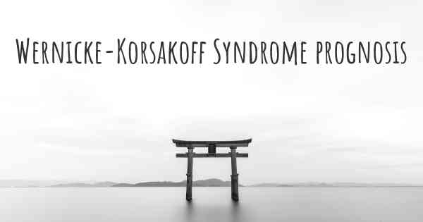 Wernicke-Korsakoff Syndrome prognosis