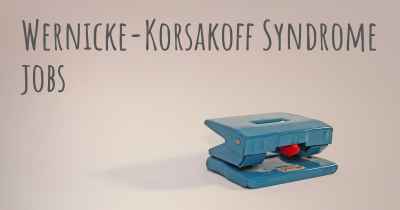 Wernicke-Korsakoff Syndrome jobs