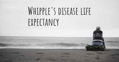 Whipple's disease life expectancy