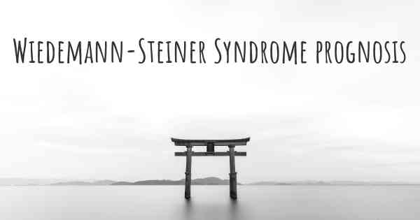 Wiedemann-Steiner Syndrome prognosis