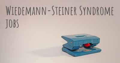 Wiedemann-Steiner Syndrome jobs