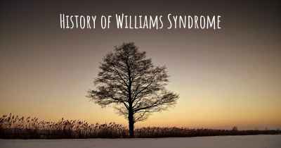 History of Williams Syndrome