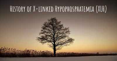 History of X-linked Hypophosphatemia (XLH)