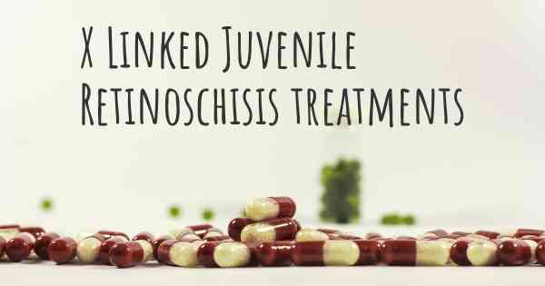 X Linked Juvenile Retinoschisis treatments