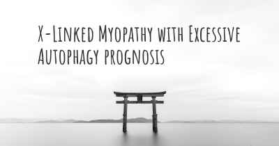 X-Linked Myopathy with Excessive Autophagy prognosis