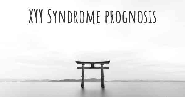 XYY Syndrome prognosis