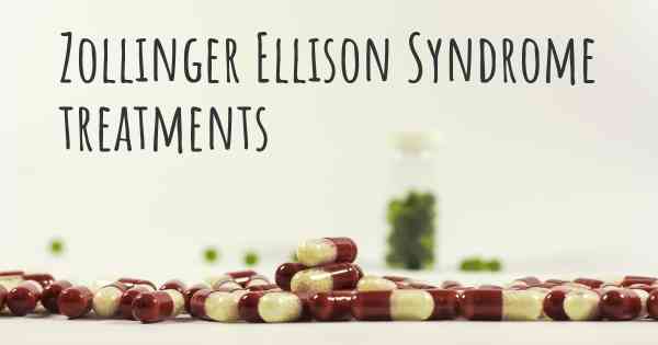 Zollinger Ellison Syndrome treatments