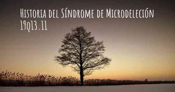 Historia del Síndrome de Microdeleción 19q13.11