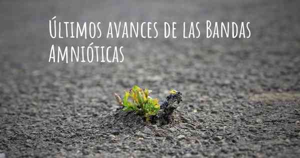 Últimos avances de las Bandas Amnióticas