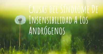 Causas del Síndrome De Insensibilidad A Los Andrógenos