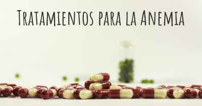 Tratamientos para la Anemia