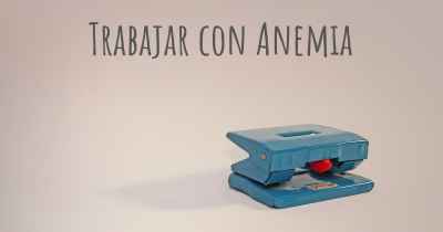 Trabajar con Anemia