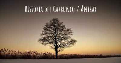 Historia del Carbunco / Ántrax