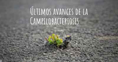 Últimos avances de la Campilobacteriosis