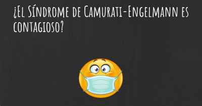 ¿El Síndrome de Camurati-Engelmann es contagioso?