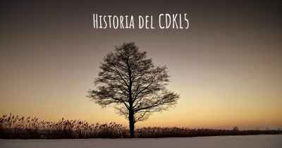 Historia del CDKL5