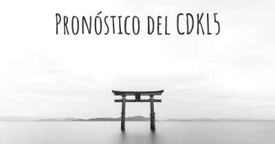 Pronóstico del CDKL5