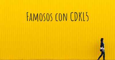 Famosos con CDKL5