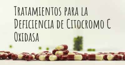 Tratamientos para la Deficiencia de Citocromo C Oxidasa