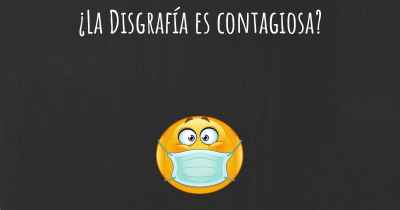 ¿La Disgrafía es contagiosa?