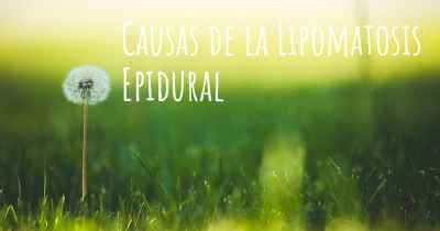 Causas de la Lipomatosis Epidural