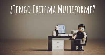 ¿Tengo Eritema Multiforme?