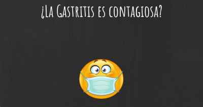 ¿La Gastritis es contagiosa?