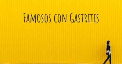 Famosos con Gastritis