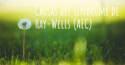 Causas del Síndrome de Hay-Wells (AEC)