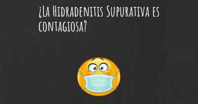 ¿La Hidradenitis Supurativa es contagiosa?