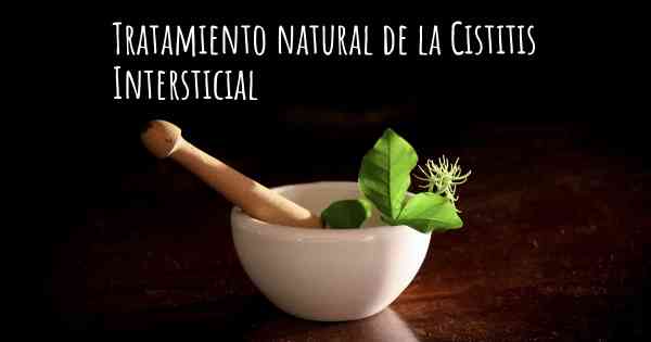 Tratamiento natural de la Cistitis Intersticial