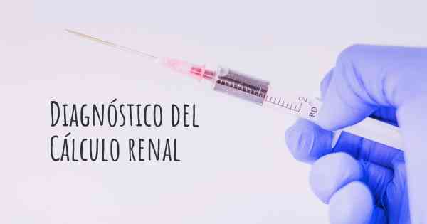 Diagnóstico del Cálculo renal