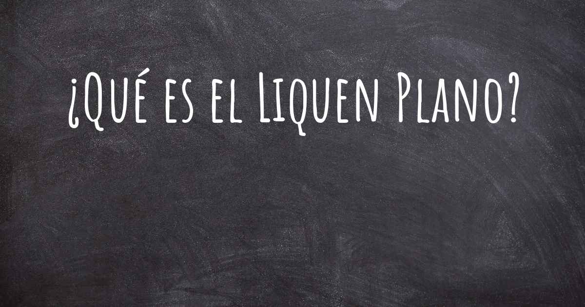 Esperanza De Vida Con Liquen Escleroso