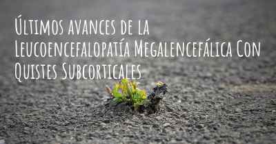 Últimos avances de la Leucoencefalopatía Megalencefálica Con Quistes Subcorticales