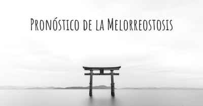 Pronóstico de la Melorreostosis