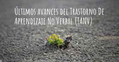 Últimos avances del Trastorno De Aprendizaje No Verbal (TANV)