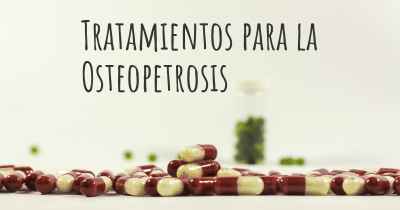 Tratamientos para la Osteopetrosis