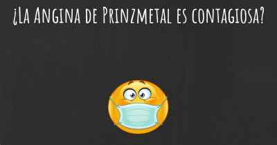 ¿La Angina de Prinzmetal es contagiosa?