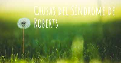 Causas del Síndrome de Roberts