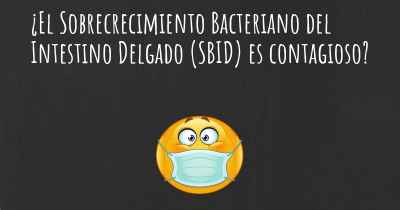 ¿El Sobrecrecimiento Bacteriano del Intestino Delgado (SBID) es contagioso?