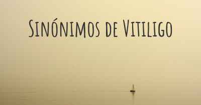 Sinónimos de Vitiligo