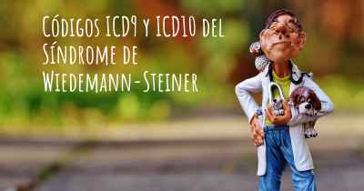 Códigos ICD9 y ICD10 del Síndrome de Wiedemann-Steiner