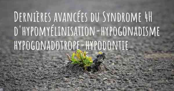 Dernières avancées du Syndrome 4H d'hypomyélinisation-hypogonadisme hypogonadotrope-hypodontie