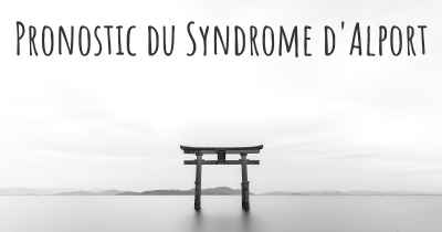 Pronostic du Syndrome d'Alport