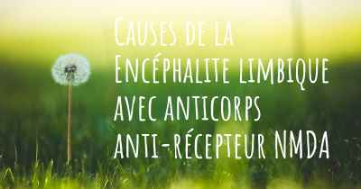 Causes de la Encéphalite limbique avec anticorps anti-récepteur NMDA