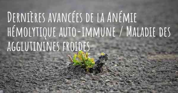 Dernières avancées de la Anémie hémolytique auto-immune / Maladie des agglutinines froides