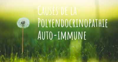 Causes de la Polyendocrinopathie Auto-immune