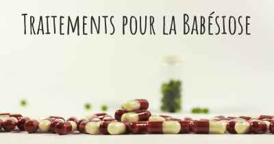 Traitements pour la Babésiose