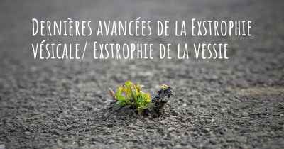 Dernières avancées de la Exstrophie vésicale/ Exstrophie de la vessie