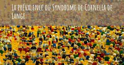 La prévalence du Syndrome de Cornelia de Lange